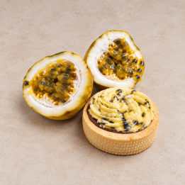 Tartelette chocolat au lait passion 8 cm